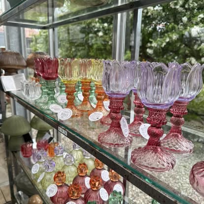 Glas og lysestager